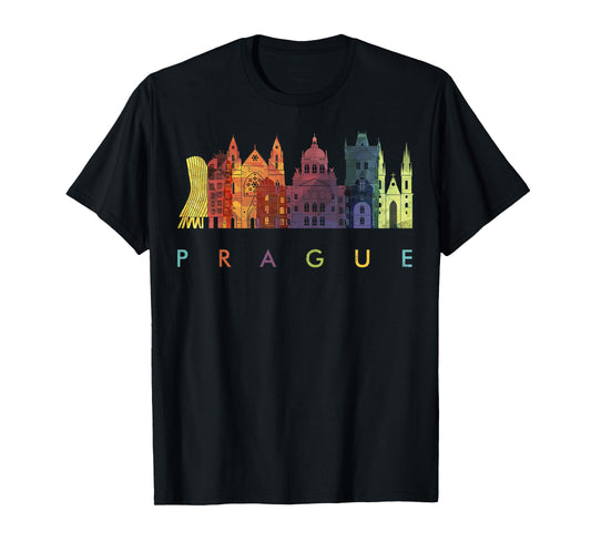 Travel Europe Czech Republic Prague Family Vacation Souvenir T-Shirt