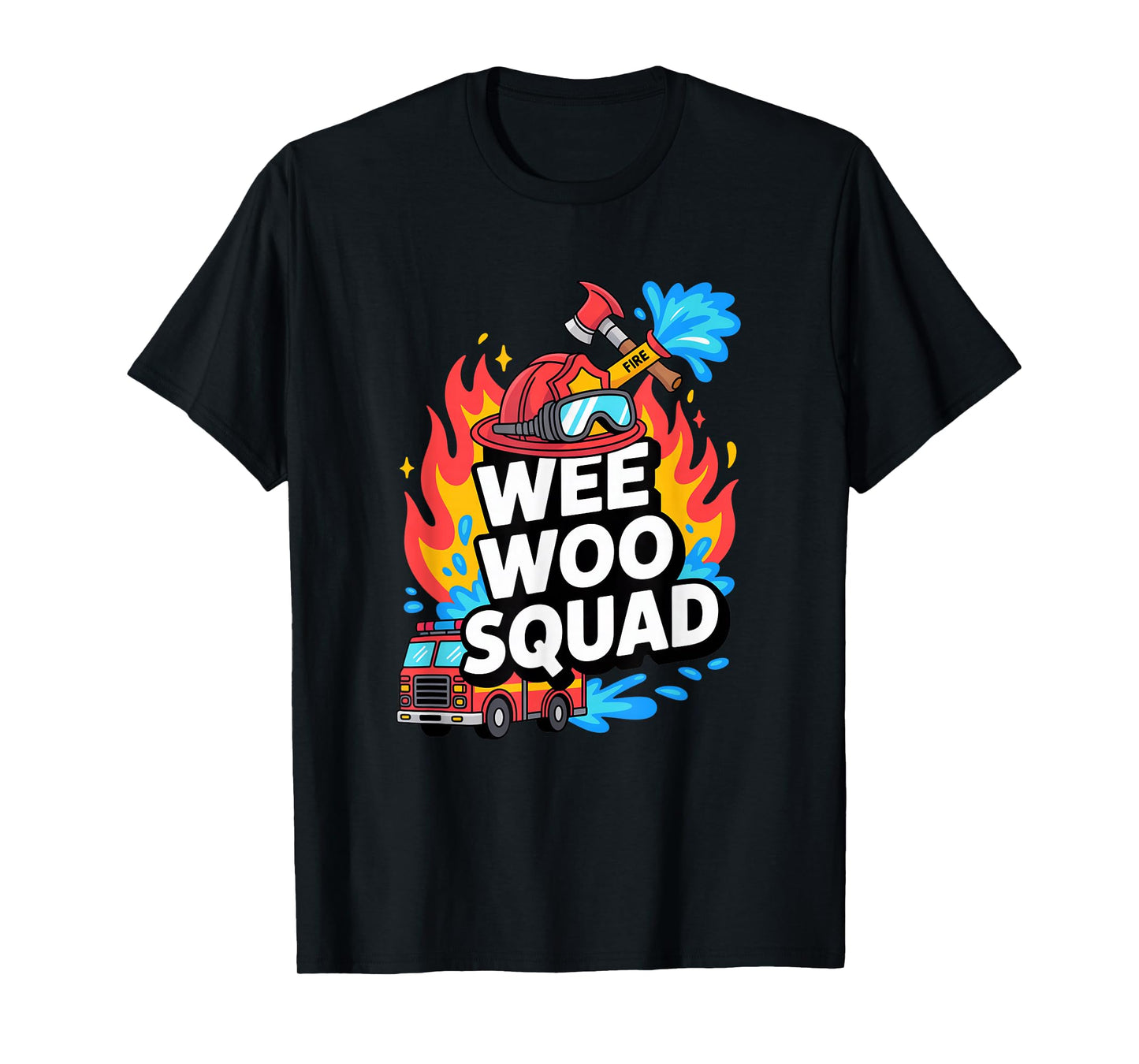 Wee Woo Squad Fire Truck Adventure T-Shirt