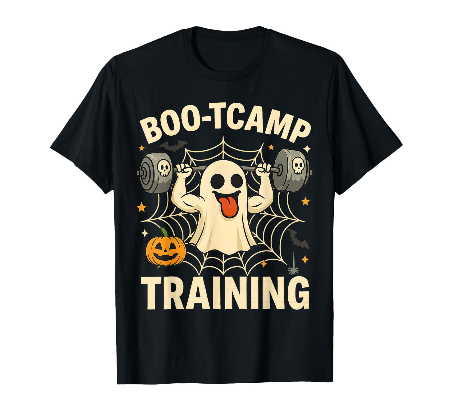 Boo-tcamp Training Funny Halloween Workout Gym T-Shirt
