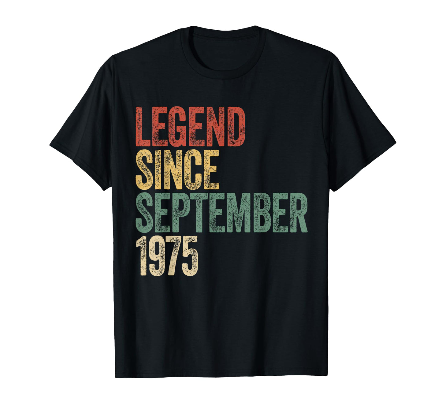 Legend 1975 50th Birthday Gifts for Men Women 50 Years Old T-Shirt