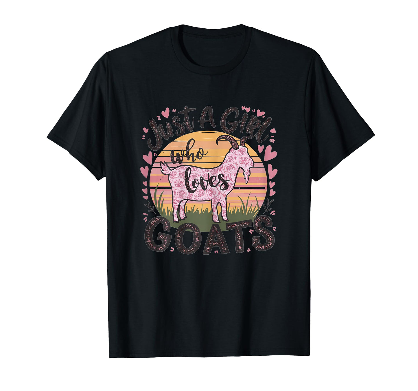 Goat Just A Girl Who Loves Goats T-Shirt