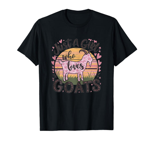 Goat Just A Girl Who Loves Goats T-Shirt