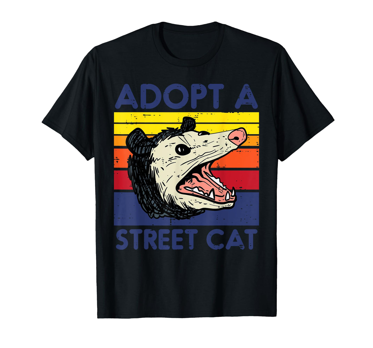 Opossum Adopt A Street Cat Possum Animal Pet Men Women Kids T-Shirt