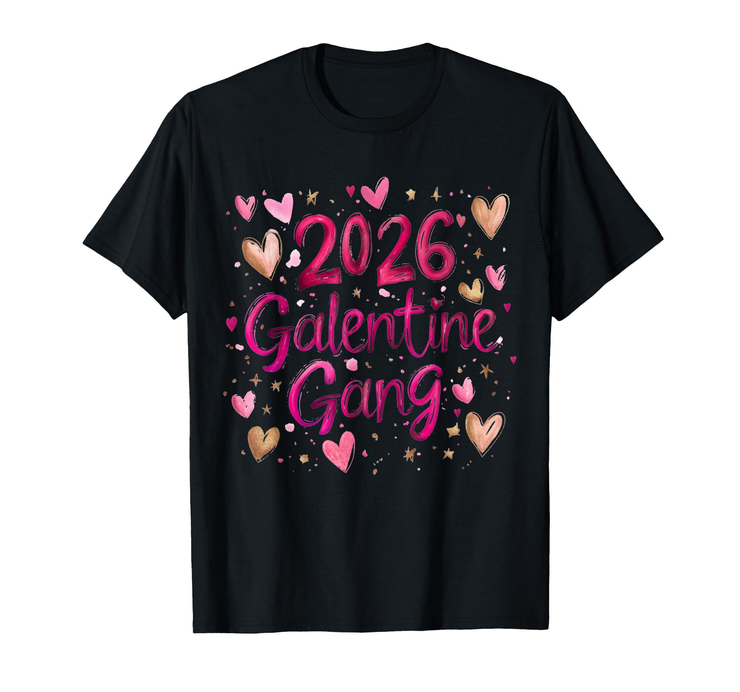 Galentine Gang 2026 Funny Valentines Day Gifts for Friends T-Shirt