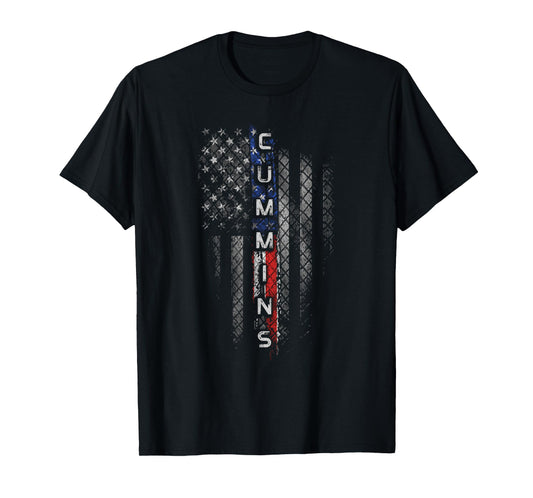 Cummins Family American Flag T-Shirt