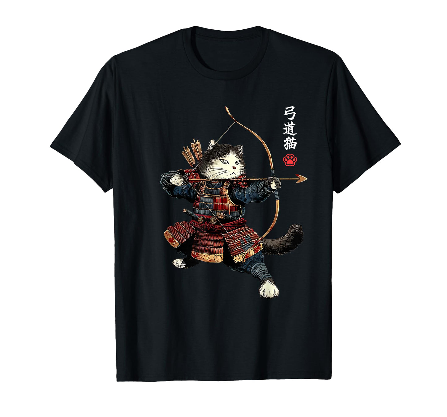Kyudo Samurai cat T-Shirt