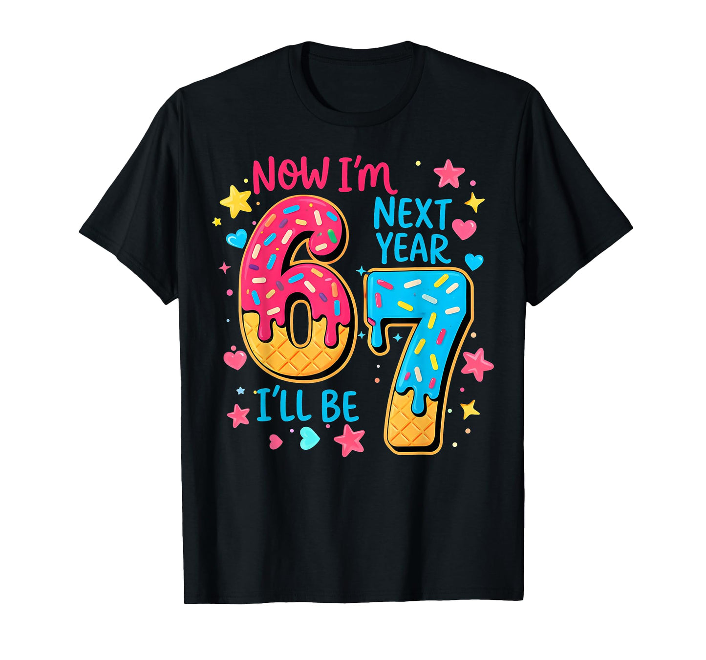 Now Im 6 Next Year I'll Be 7 Birthday Gift for Kid Boy Girl T-Shirt