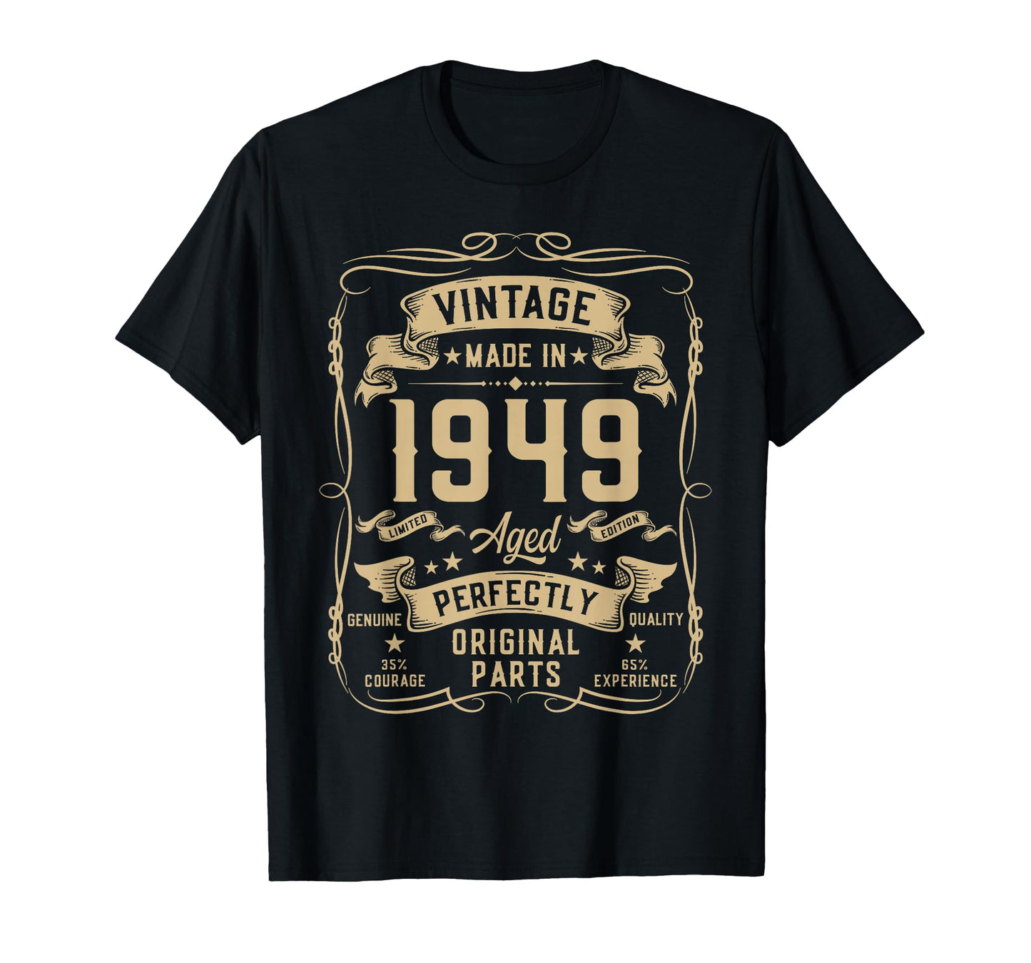 Vintage 1949 77yr 77th Birthday Gifts for Men 77 Years Old T-Shirt