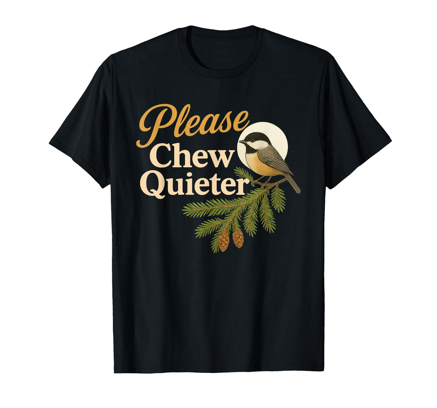 Funny Vintage Bird Nature Illustration T-Shirt