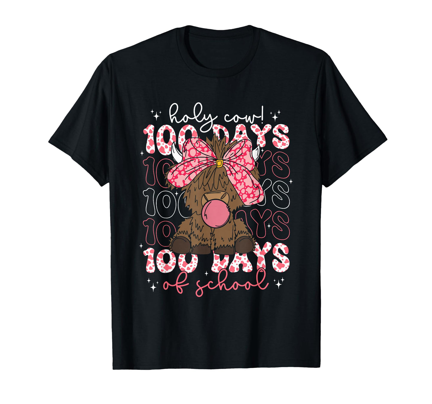 Holy Cow 100 Days of School 100th Day Smarter Teacher Kids T-Shirt