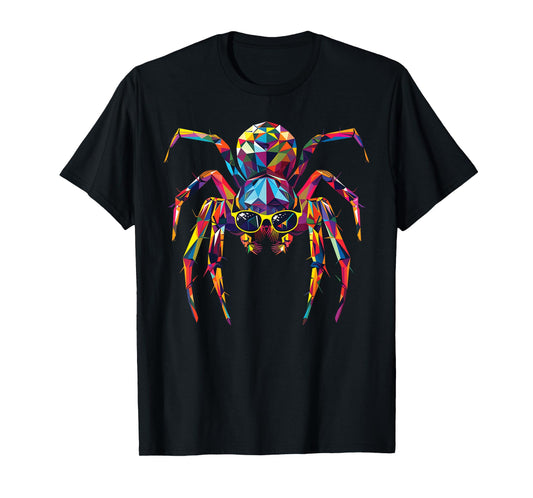 Spider Dad Mom Cool Sunglasses - Spider T-Shirt