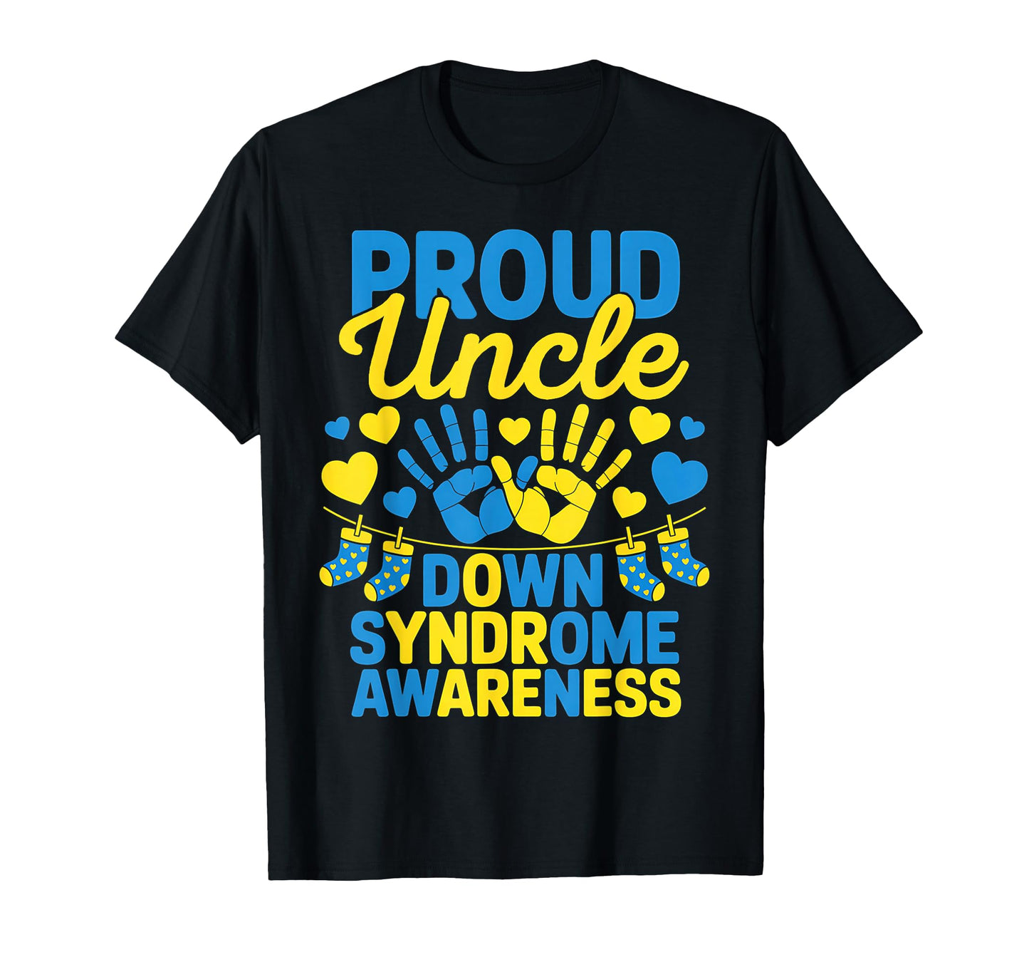 Proud Uncle Down Syndrome Awareness Day Matching Family T-Shirt