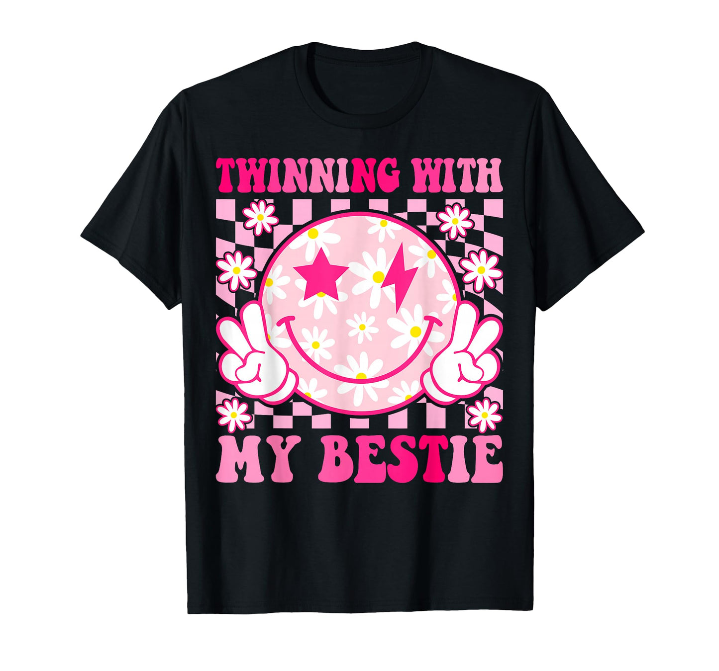 Groovy Twinning With My Bestie Spirit Week Friends T-Shirt