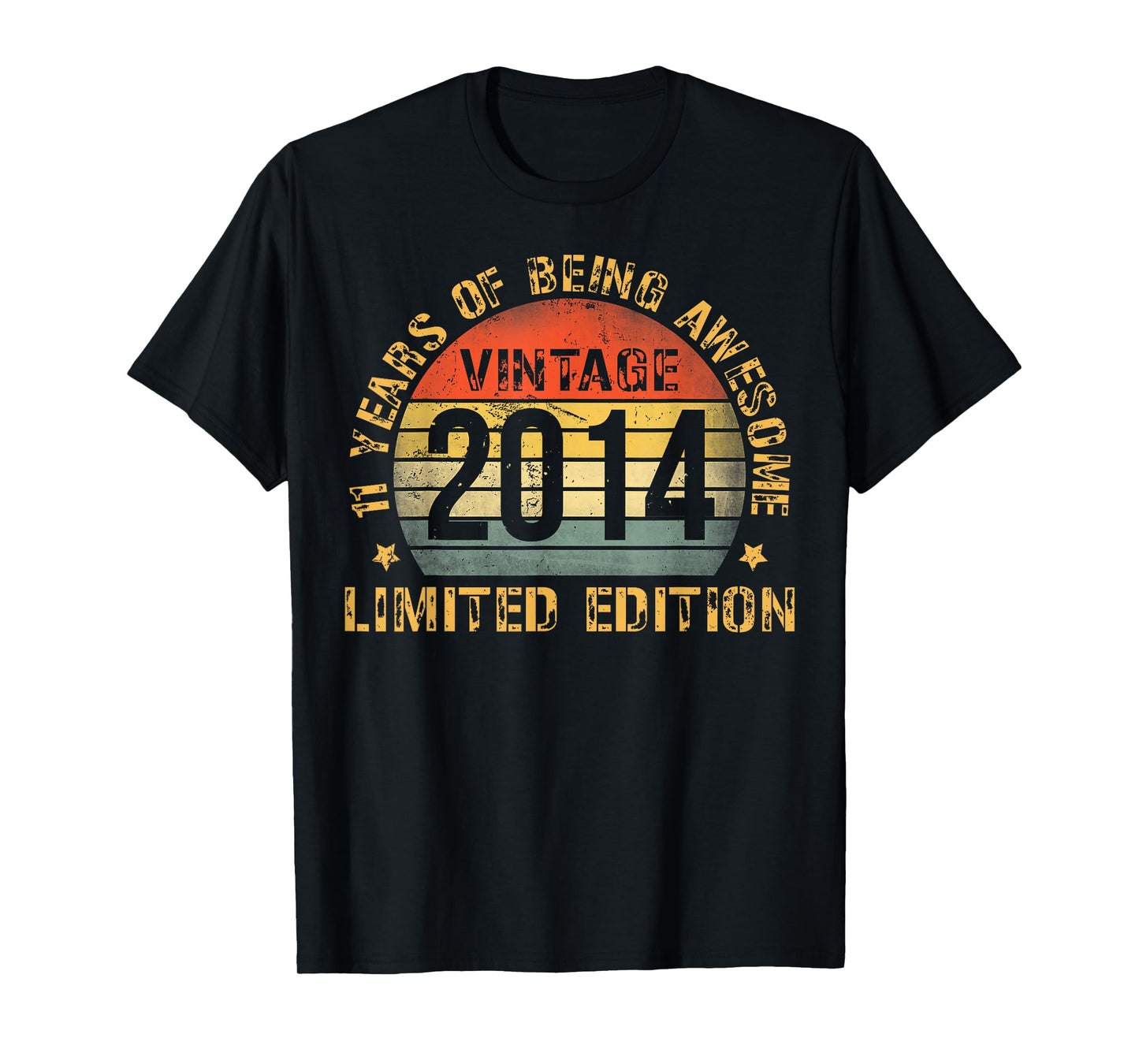 11 Year Old BDay Decorations Son Boy 11yr 2014 11th Birthday T-Shirt