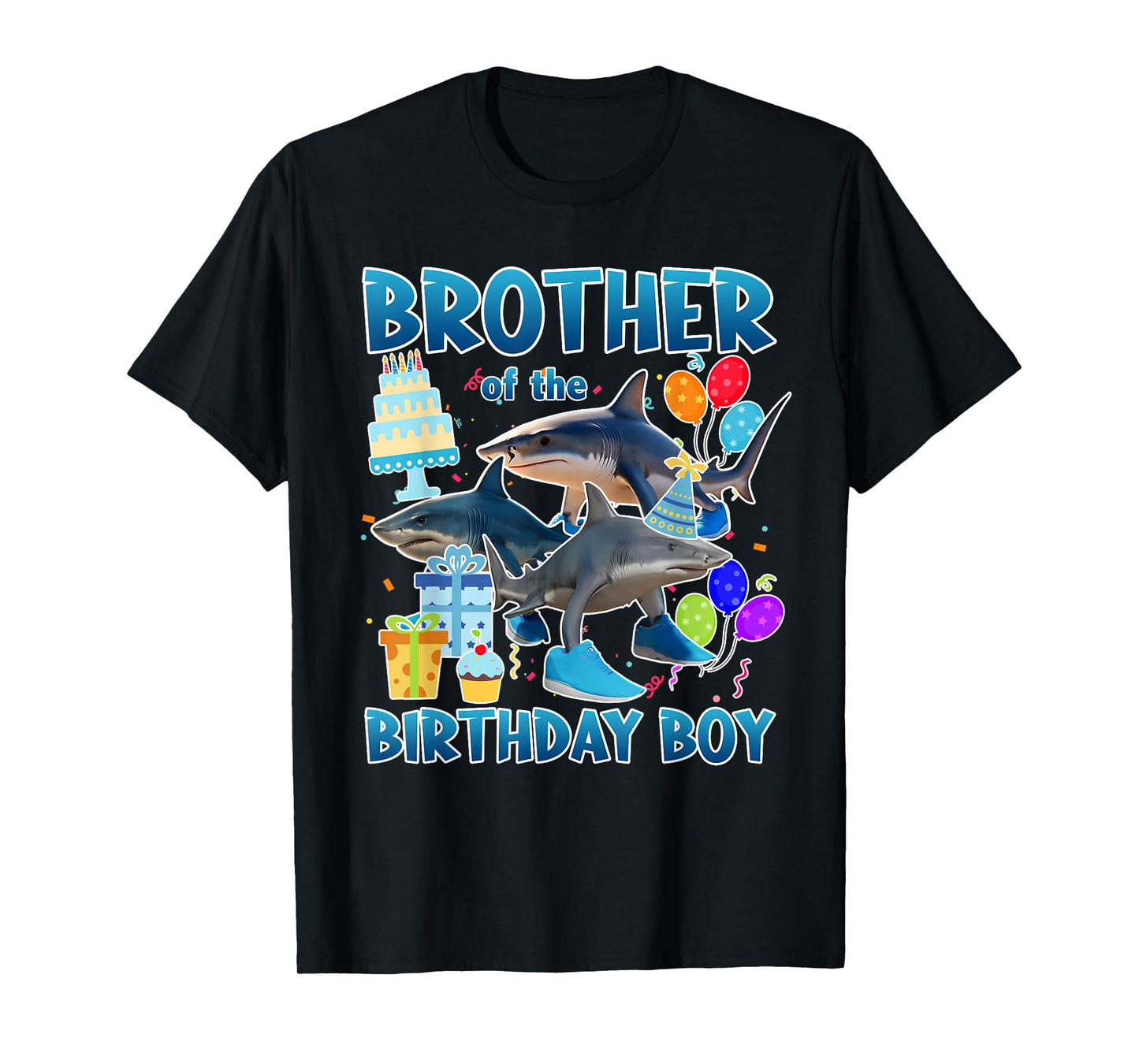 Brother Of The Birthday Boy Tralalero Tralala Family T-Shirt