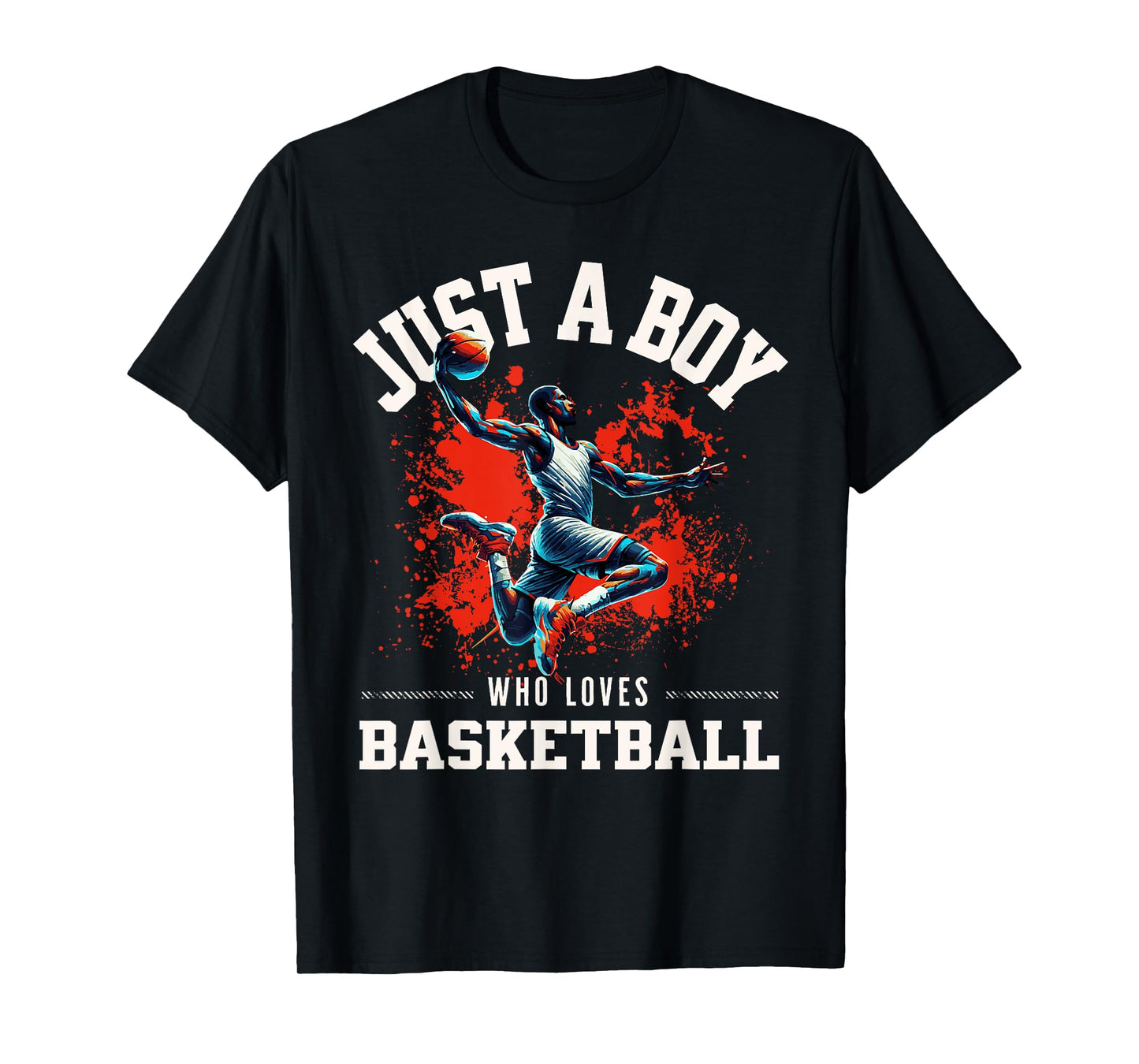 Just a Boy Who Loves Basketball T-Shirt