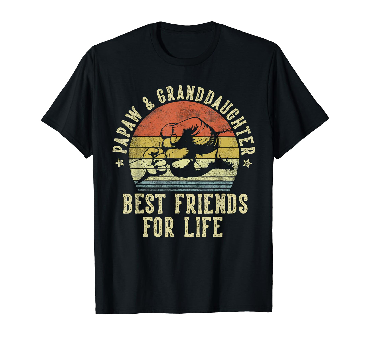 Papaw and Granddaughter Best Friends for Life Funny Papaw T-Shirt