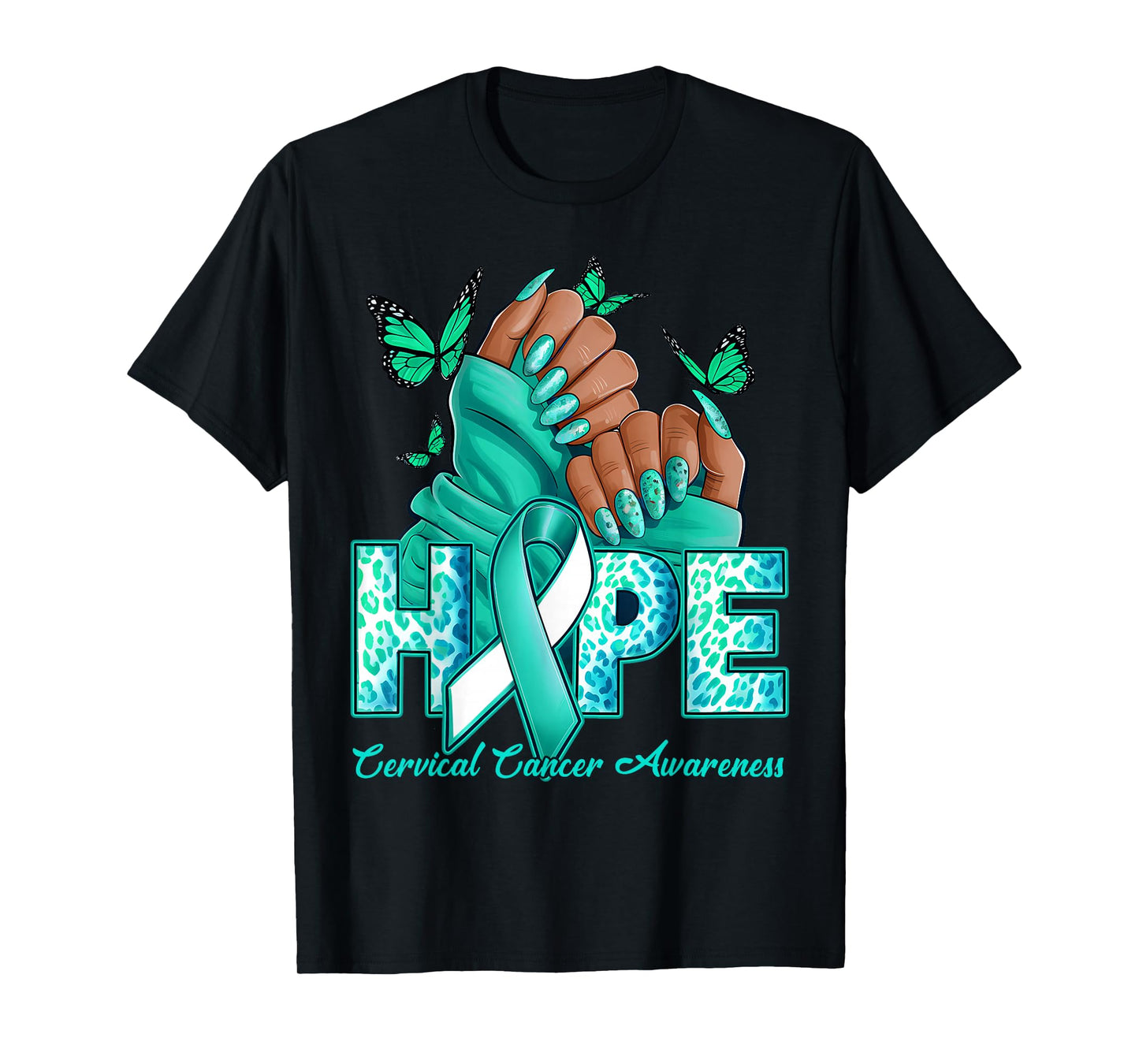 Women Motivation Support Squad Cervical Cancer Awareness T-Shirt