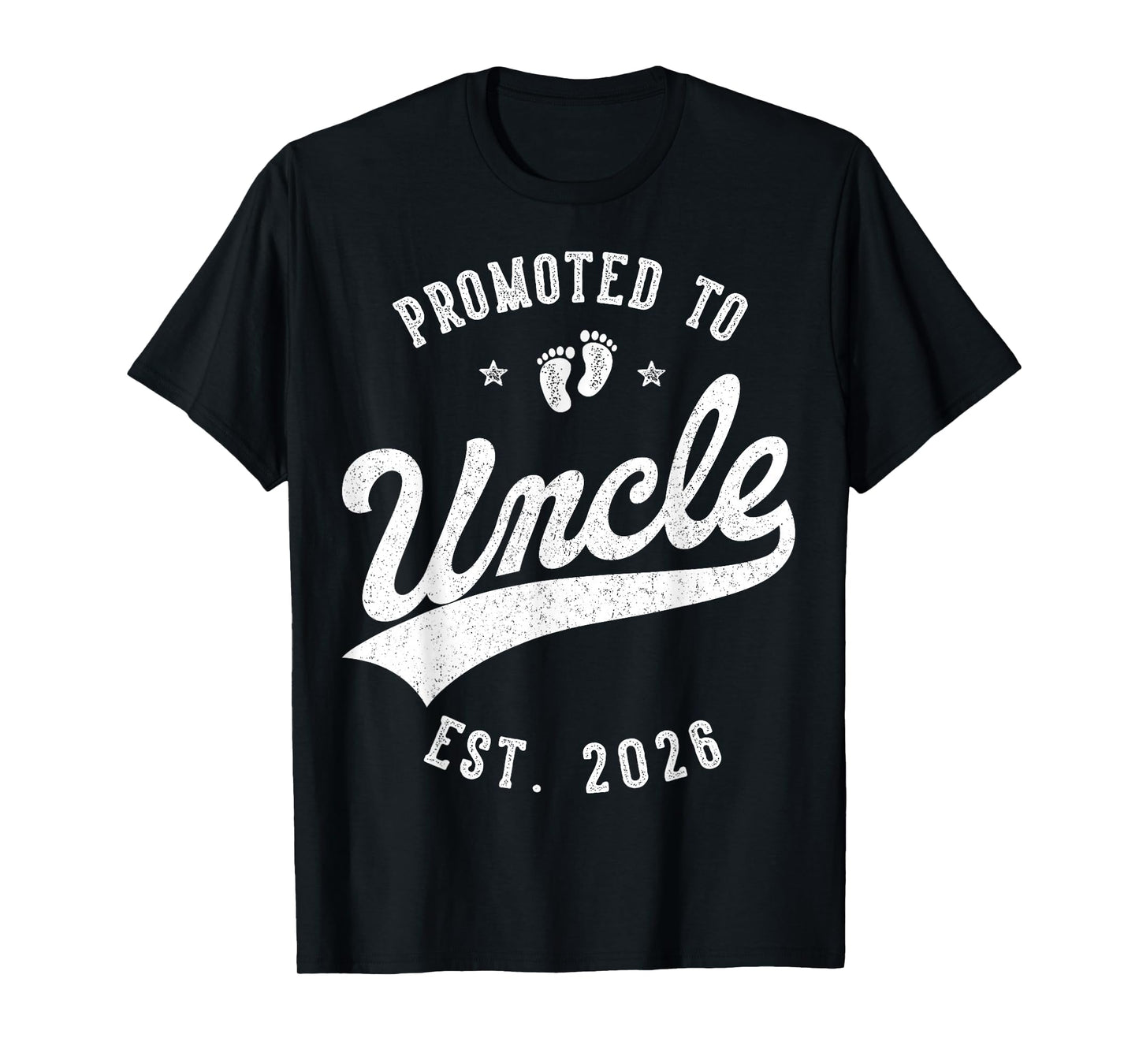 Promoted to Uncle 2026 Baby Announcement Family Matching T-Shirt