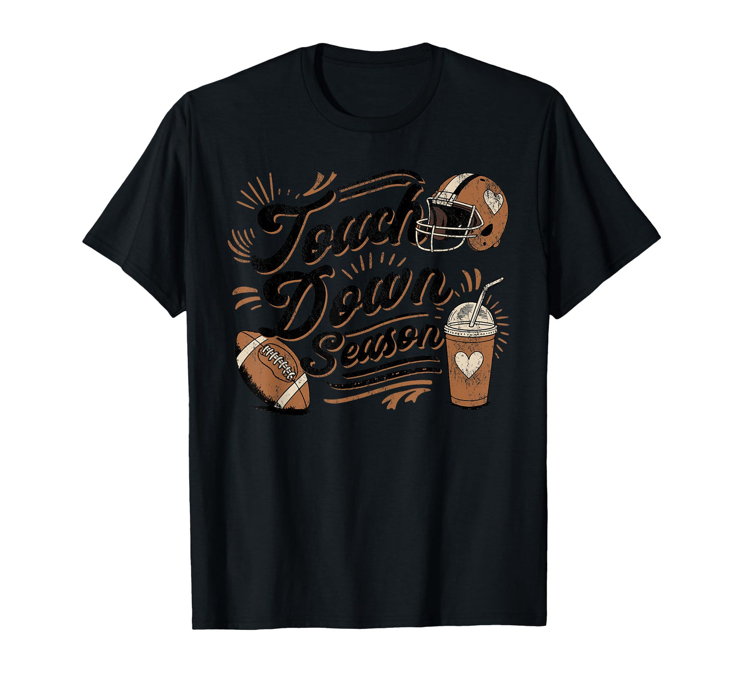 Football Shirts for Women Men Touchdown Season Tshirt Cute T-Shirt