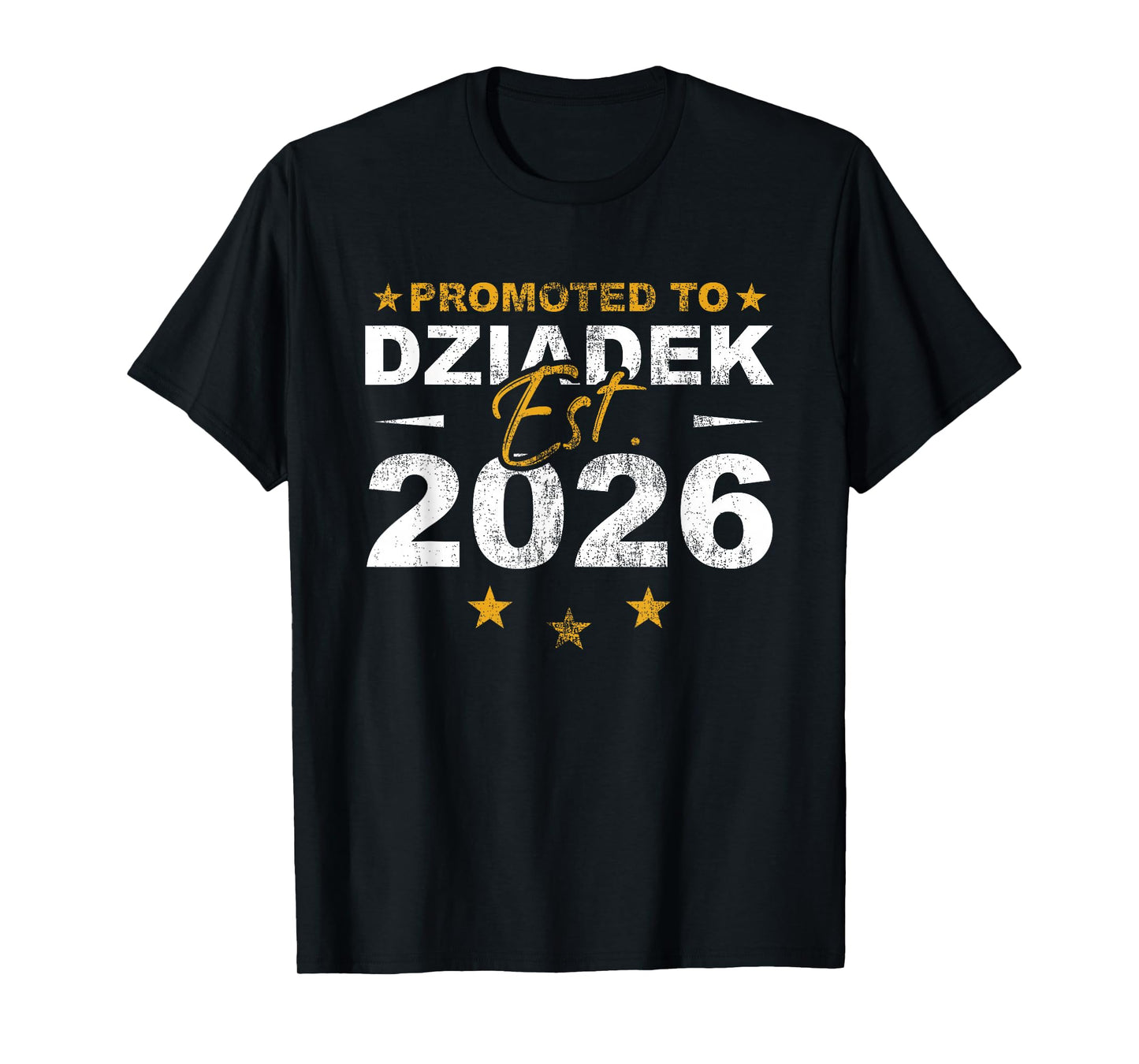 Promoted to Dziadek 2026 Funny New Grandpa Reveal T-Shirt