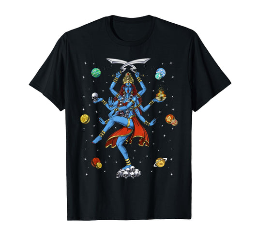 Kali Hindu Goddess Hinduism Deity God Spiritual Zen Yoga T-Shirt