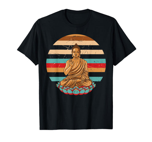 Vintage Style Retro Sleeping Buddha Gift T-Shirt T-Shirt