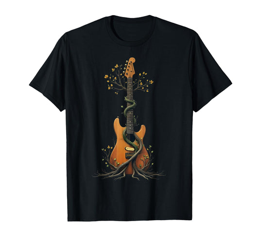 Acoustic Guitar Tree of Life Guitar Player Guitarist T-Shirt