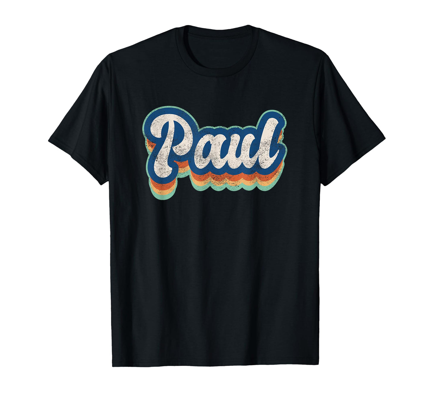Paul First Name Boy Vintage Style 70s 80s Personalized T-Shirt