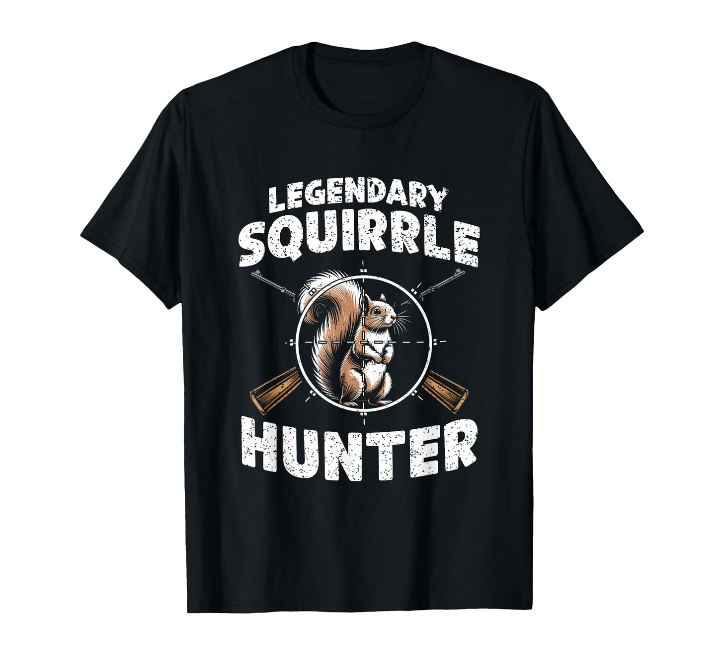 Legendary Squirrel Hunter Hunting For Boys Kids Youth Men T-Shirt