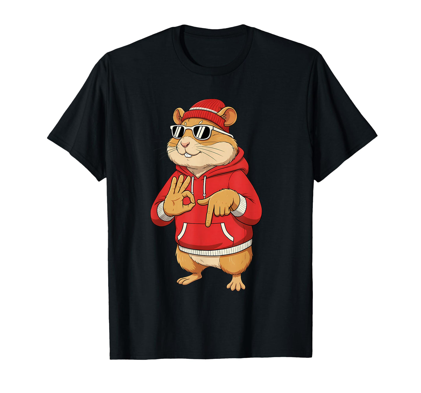 Six Seven Meme Retro Vintage Hamster 67 Funny Gen Z Apha T-Shirt