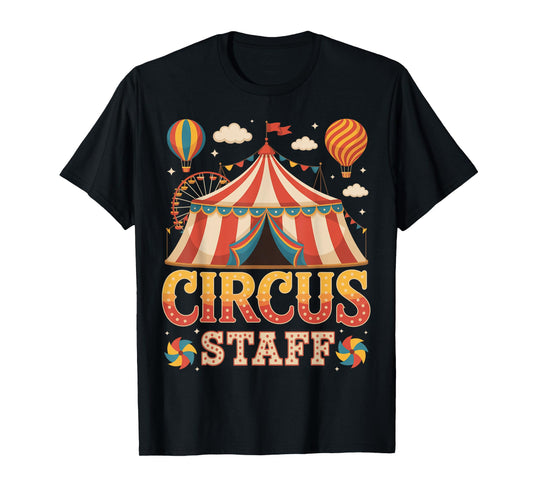Circus Staff Event Costume Carnival Staff Crew Tent Party T-Shirt