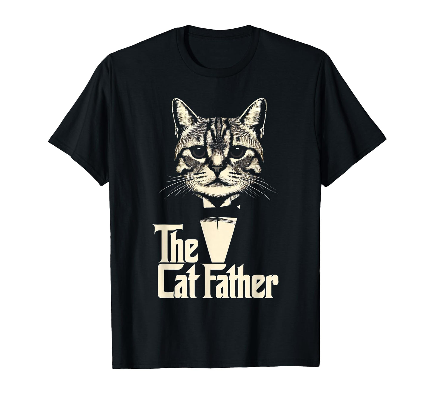 Cat Lover Gifts Funny The CatFather Mens Cat Dad T-Shirt