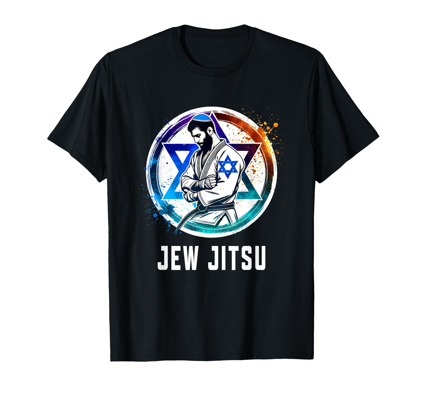 Jewish Jitsu Funny Jewish Martial Arts BJJ T-Shirt