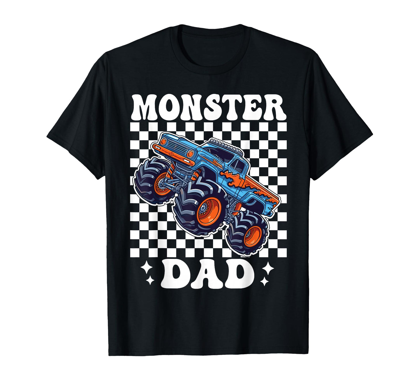 Monster Truck Dad Family Matching Monster Trucks Birthday T-Shirt