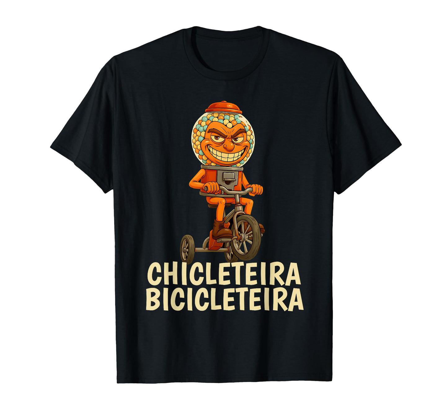 Funny Italian Brainrot Kids Meme Chicleteira Bicicleteira T-Shirt