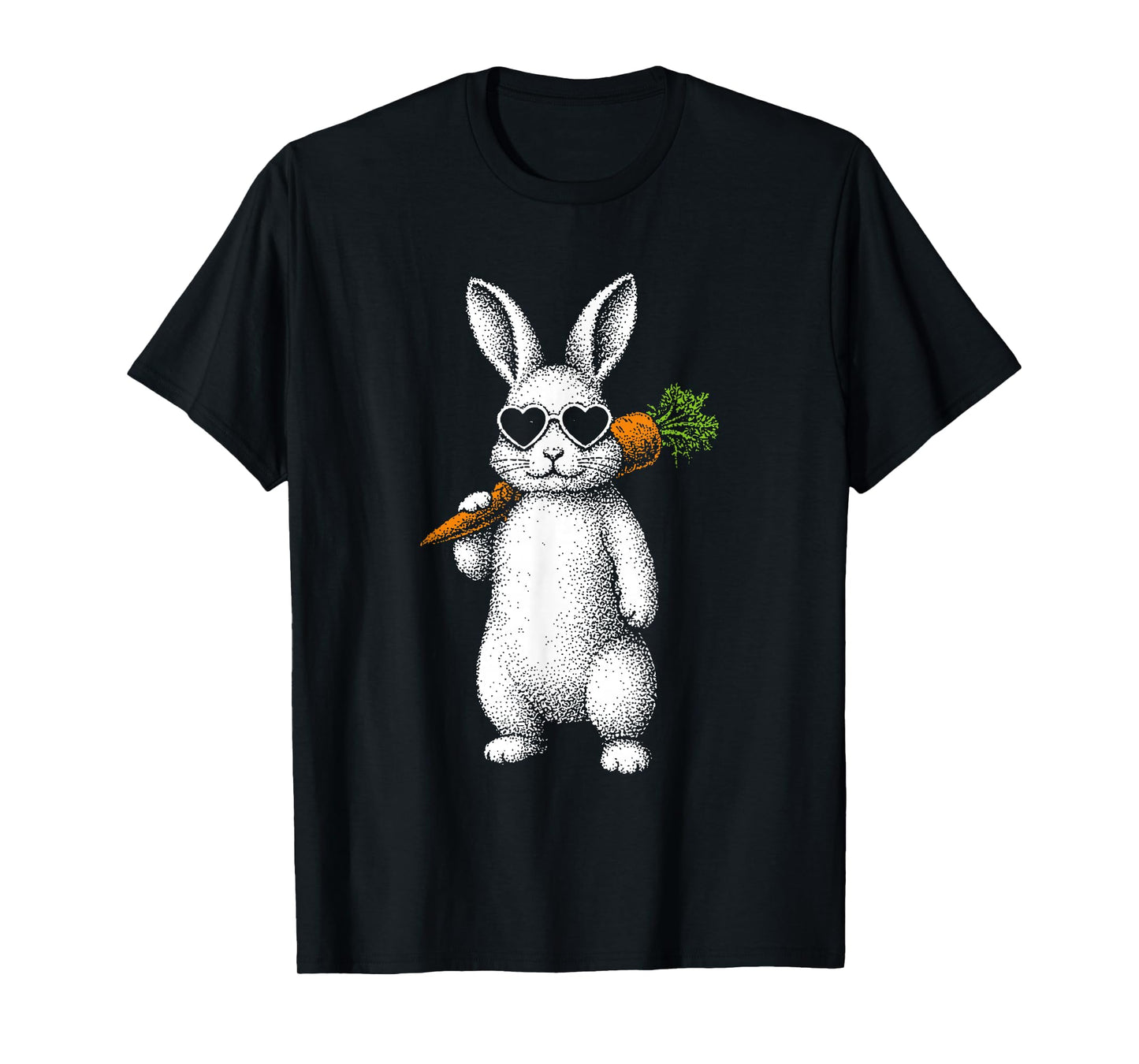 Bunny Face with Sunglasses Easter Day for Boys Men Kids T-Shirt