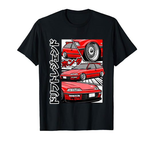 Japanese old-school JDM tuning car T-Shirt