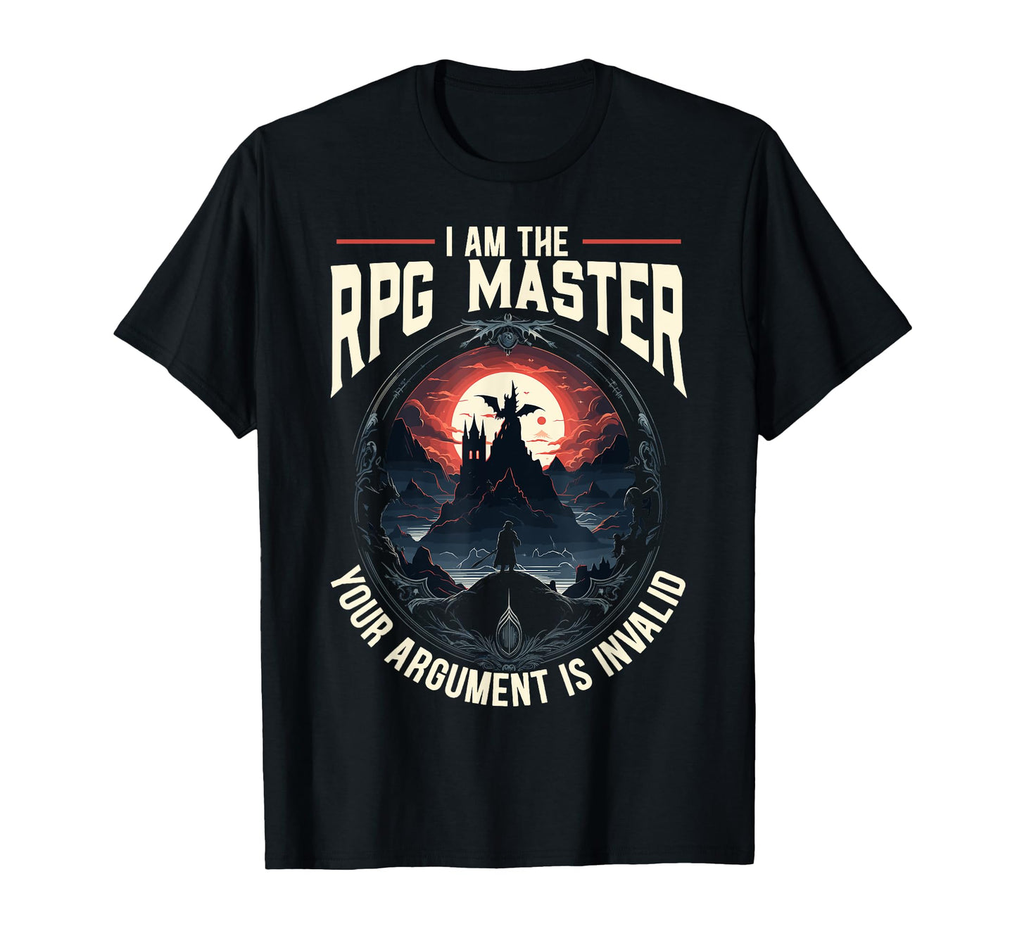 RPG Master D20 Gaming Tabletop Games Funny RPG Gamer T-Shirt