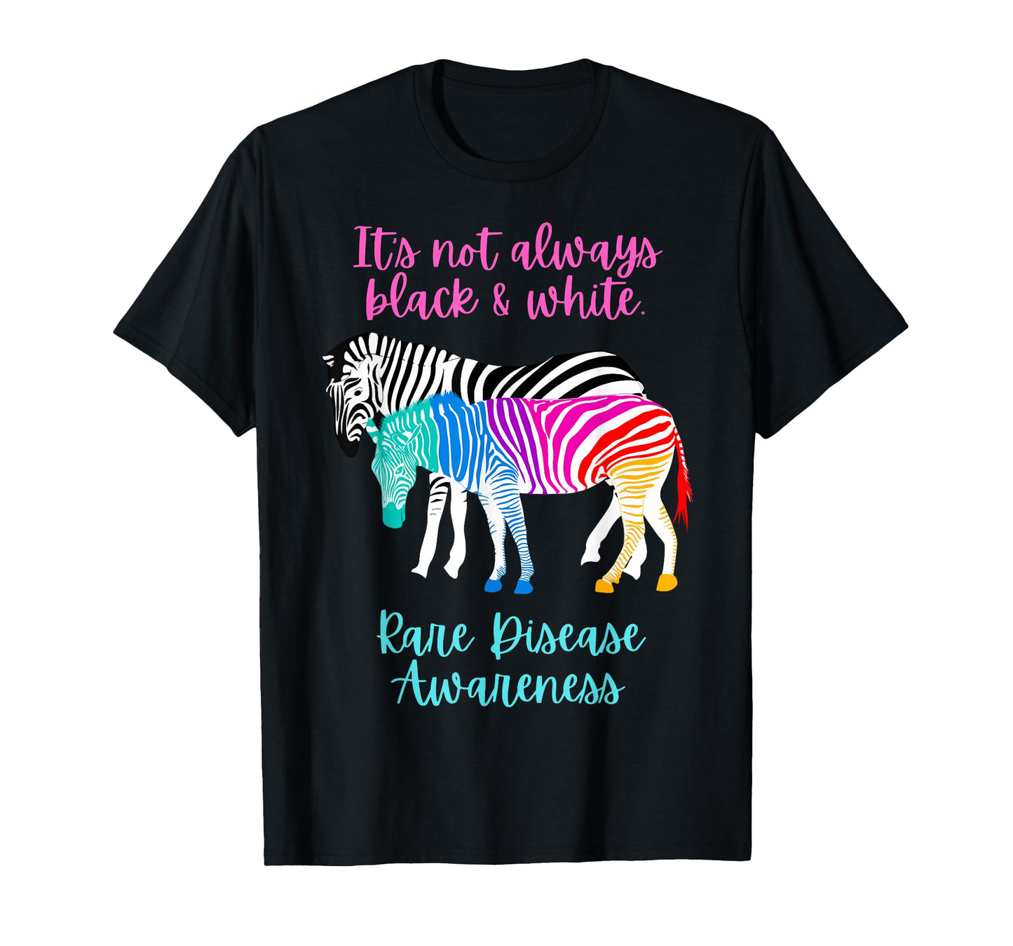 Zebra Rare Disease Awareness Proud Rare Disease Day 2026 T-Shirt