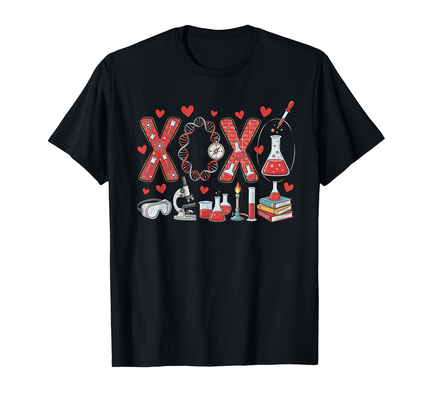 Science Teacher Love Chemistry Valentine Humor T-Shirt