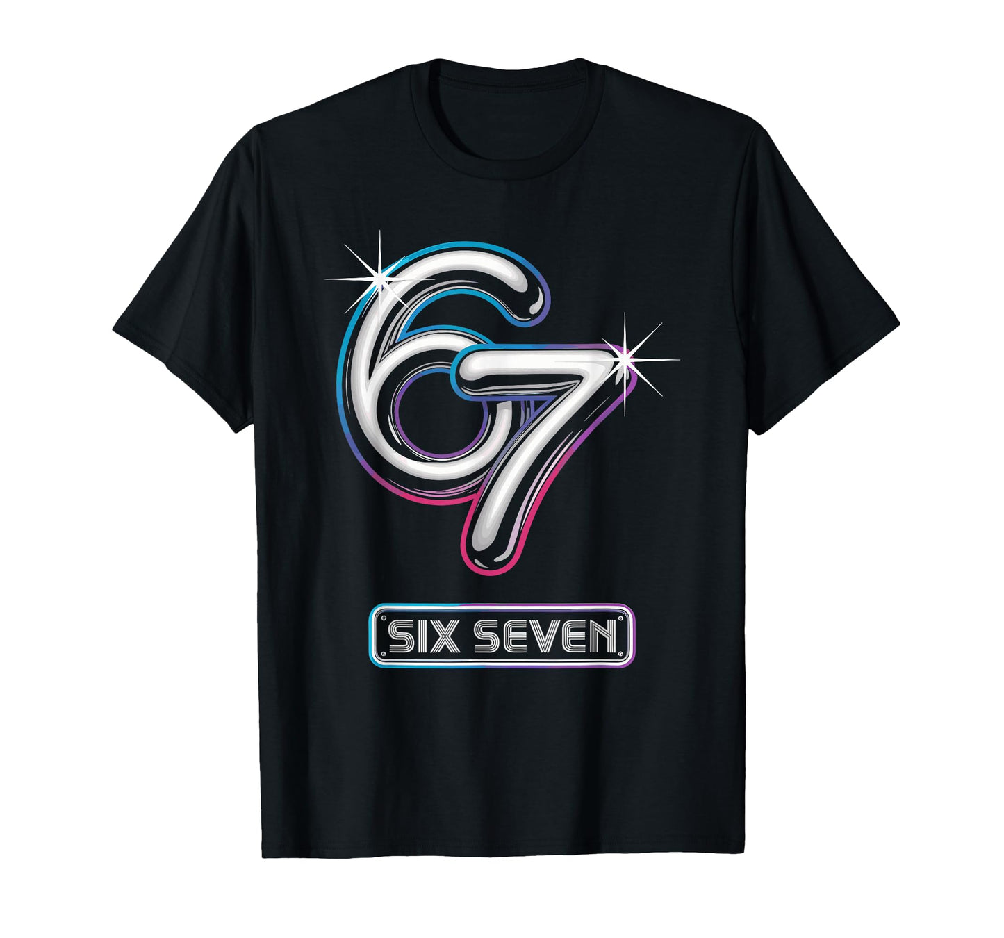 6 7 Meme Six Seven Youth Outfit Gen Alpha Funny Design 67 T-Shirt
