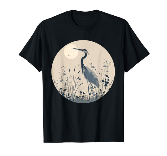 Nice Heron for Birds and Animals Lovers T-Shirt