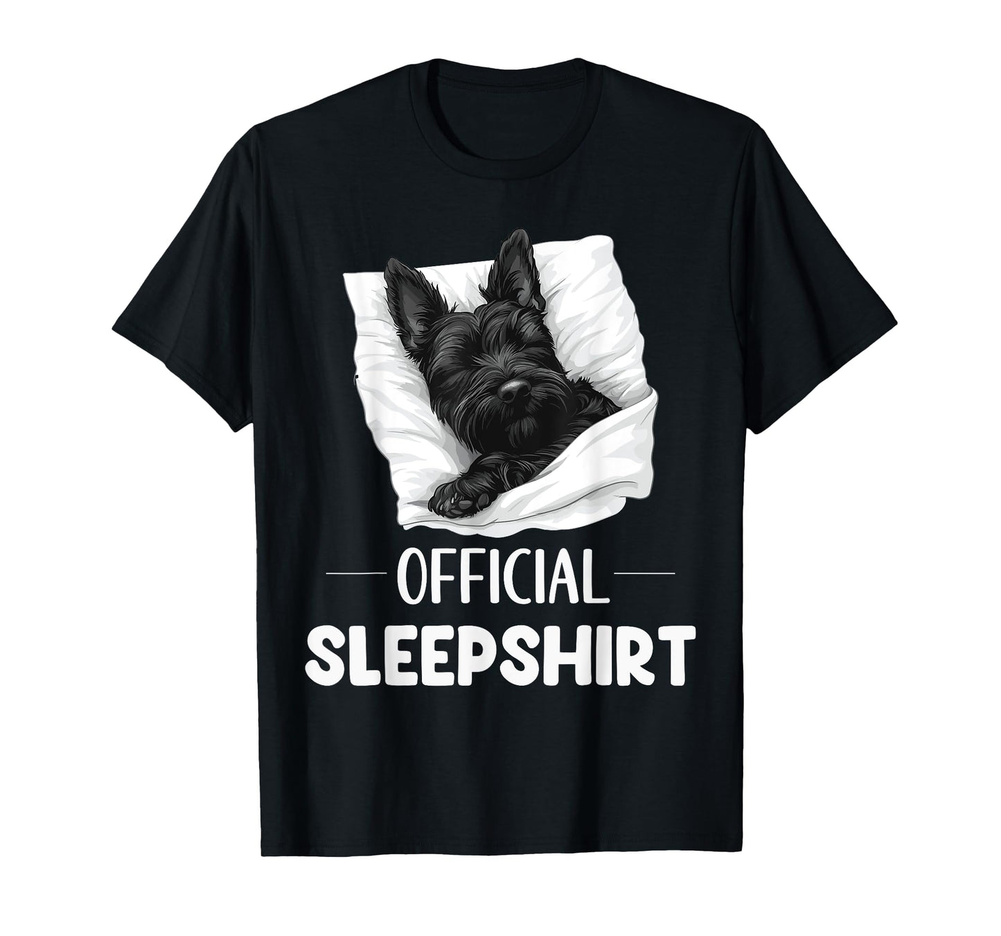 Official Scottish Terrier Sleepshirt Dog Lover Sleepwear Men Women Girls Kids T-Shirt