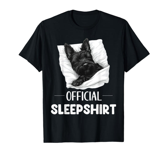 Official Scottish Terrier Sleepshirt Dog Lover Sleepwear Men Women Girls Kids T-Shirt