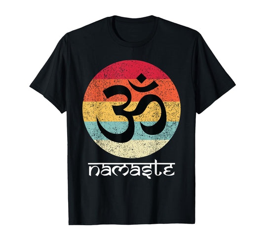 Om Symbol Namaste Aum Ohm Hindu Zen Tantra Yoga Day T-Shirt