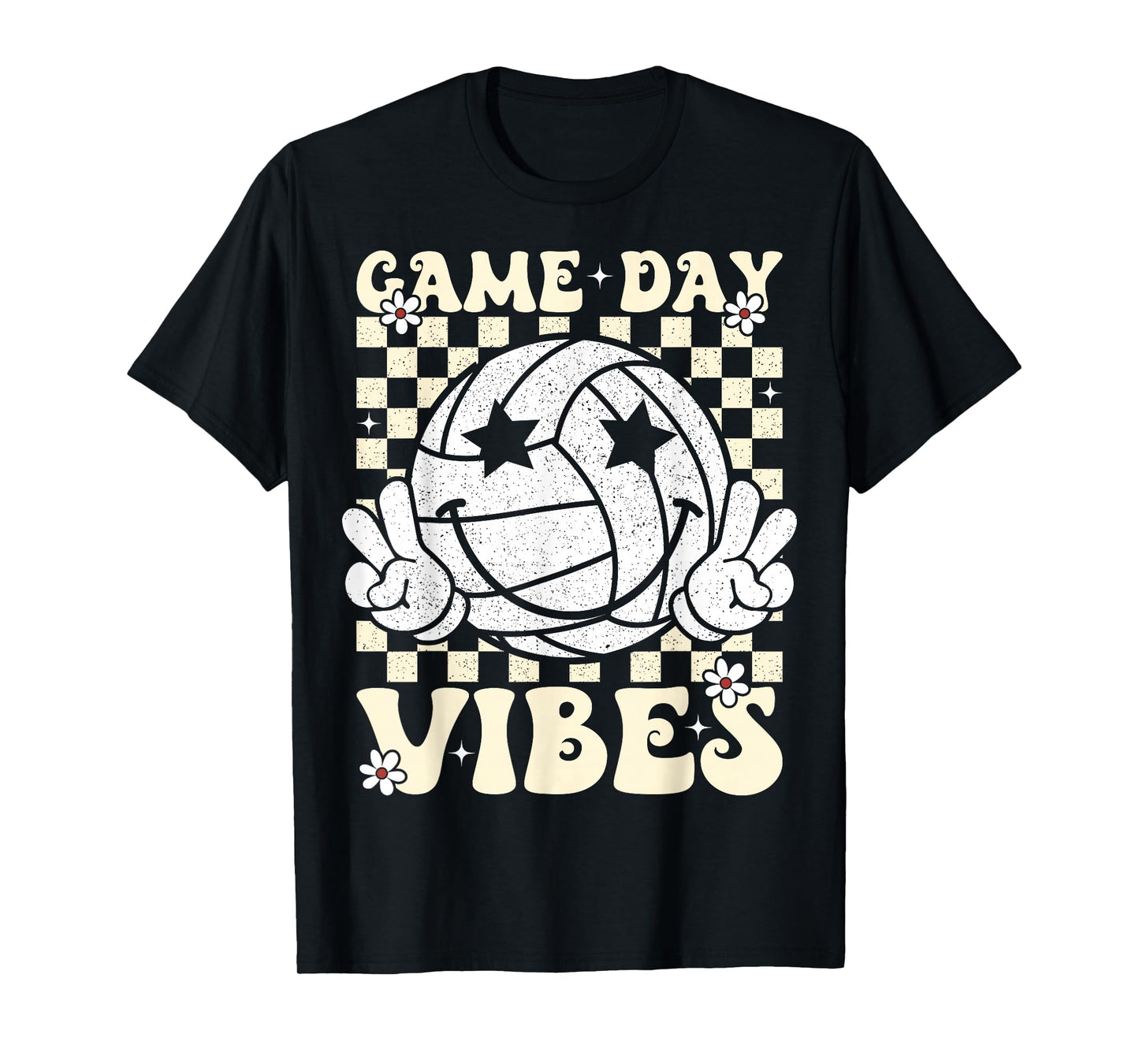 Retro Volleyball Game Day Vibes Volleyball Girl Women T-Shirt