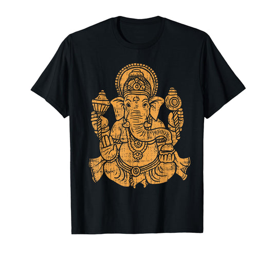 Elephant Om Yoga Ganesha Indian God Ganesh Chaturthi Asian T-Shirt