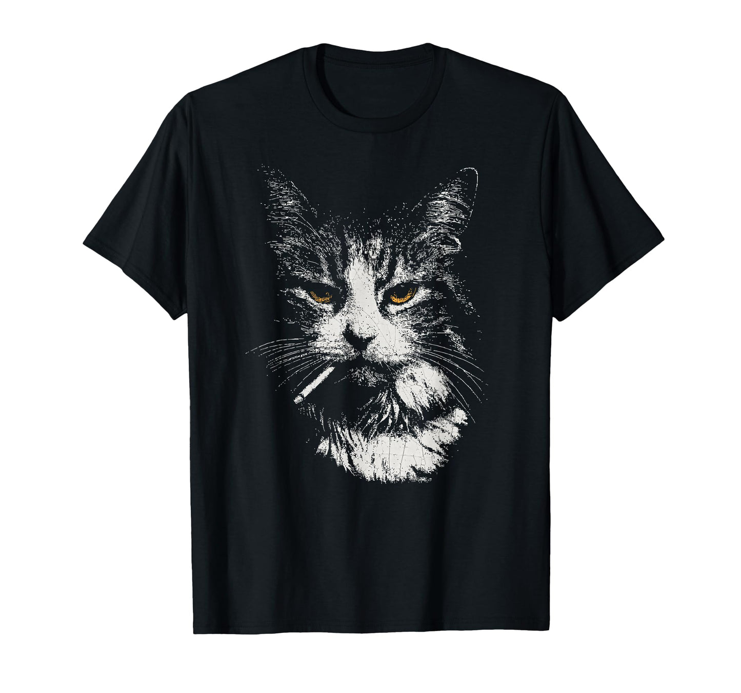 Funny Cool Cat Smoking Funny Meme Cigarette Cat Gang Vintage T-Shirt