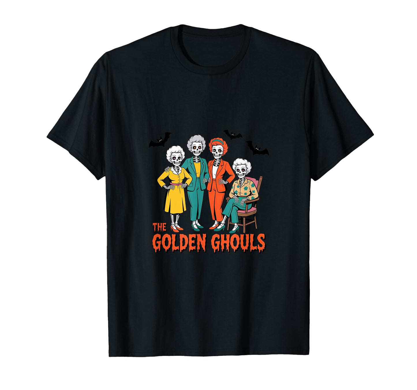 The Golden Ghouls Funny Halloween Parody T-Shirt